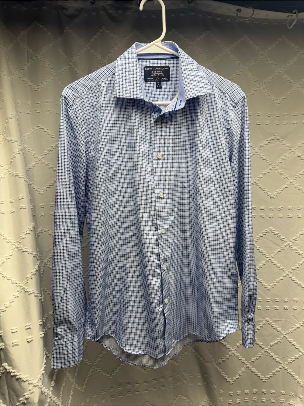 Report Collection Premium
Performance Stretch X4 Blue
Checkered Slim Fit L/S